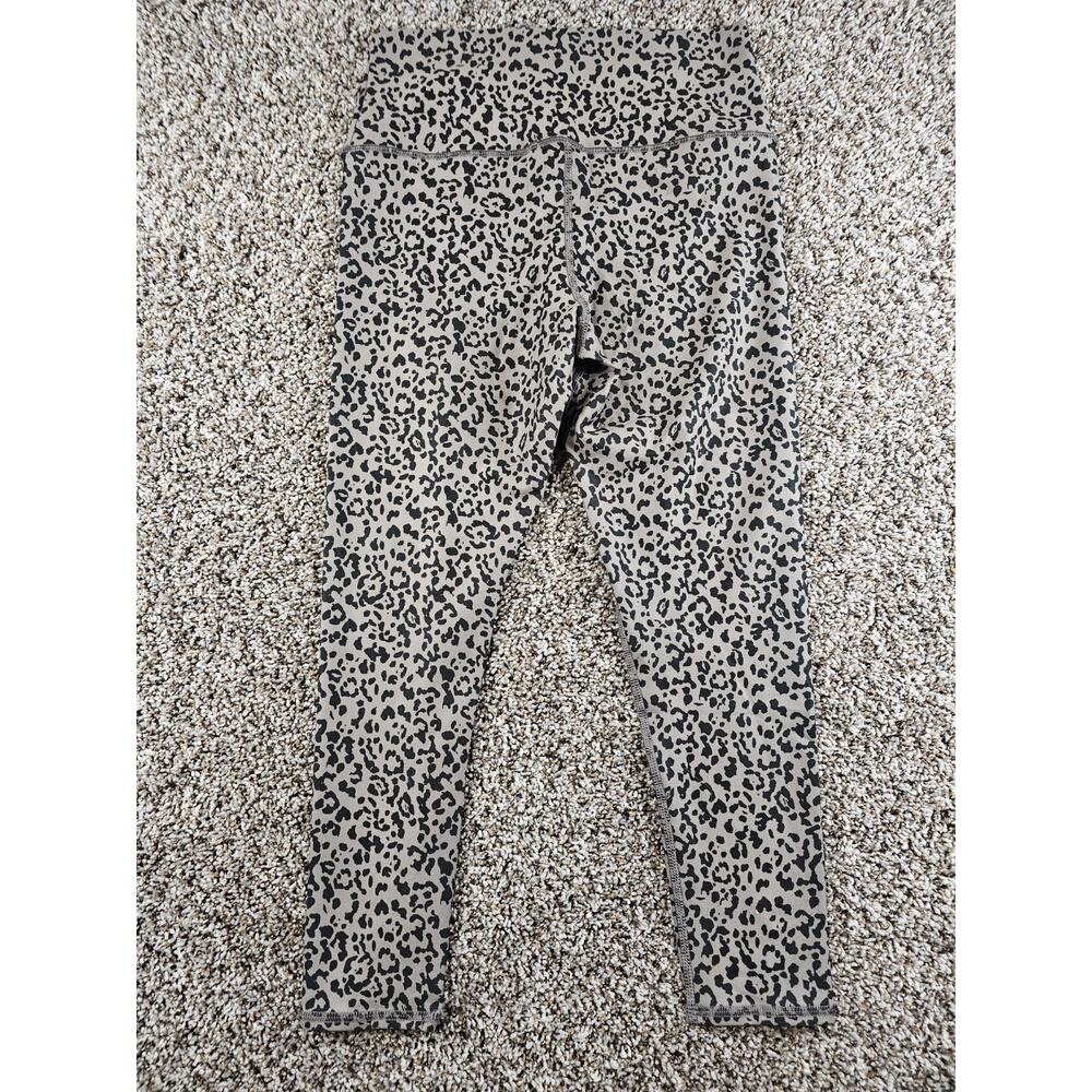 Evolution and Creation EVCR Womens Sz L Athletic Leggings Gray Leopard Print - Picture 4 of 4